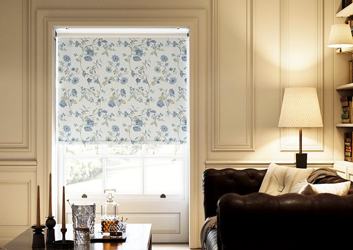 Laura Ashley Rambling Rector, Blue Sky - Twist&Fit Roller Blind - Image 3